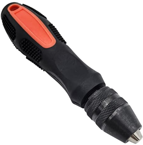 Mini taladro para fabricación de joyas, taladro manual con tornillo de banco de 0, 5 a 8 mm, mini herramienta rotativa multiusos de mano resistente para metal, madera, joyería, plástico, resina, peque