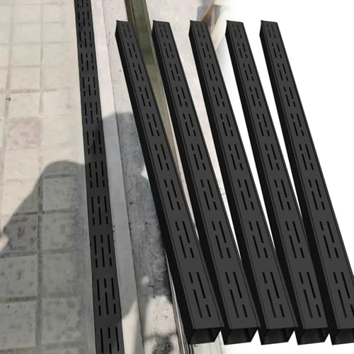 Sistema de drenaje de canal de zanja resistente con conectores de esquina para drenaje de piscina, patio, acera