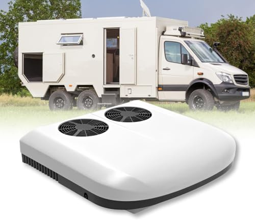Climatiseur de toit pour camping-car, remorque 8500 BTU double ventilateur rapide pour camping-car, van