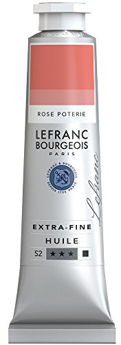 Lefranc Bourgeois 405113 extra feine Ölfarbe in Künstlerqualität aus hochwertigen Pigmenten, lebendige Farben, hohe Lichtechtheit, 40ml Tube - Tonrosa