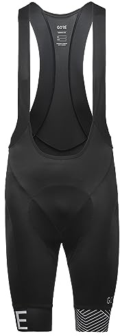 GOREWEAR C5 Opti Herren Fahrrad-Trägerhose, Kurze Trägerhose mit Sitzpolster für warmes Wetter, Enganliegend