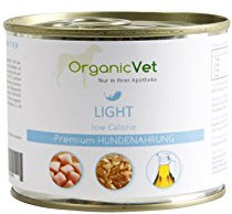 OrganicVet Hund Nassfutter Veterinary Light, 6er Pack (6 x 200 g)