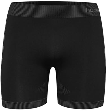 Kummel Män Kolibri Första Sömlösa Korta Tights för Män - Svart XL-XXL