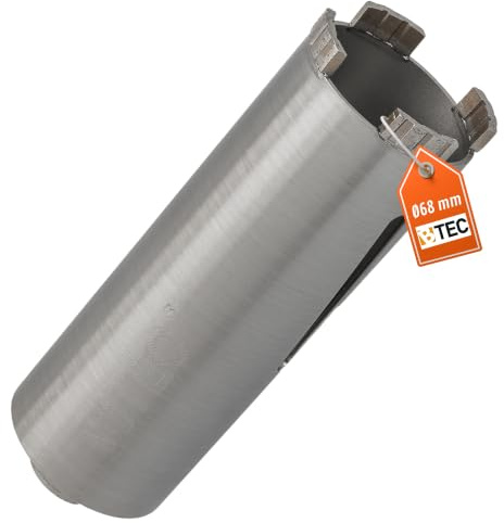 Diamant Bohrkrone M16 Aufnahme Nutzlänge 180 mm Ø 68 mm Betonbohrkrone Kernbohrer