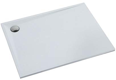 Sellon24® Duschtasse Duschwanne Acrylwanne Acrylschürze Stabilsound® inkl. Träger 90x100 x3cm