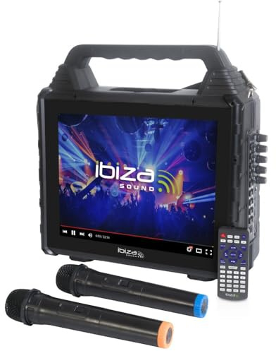Ibiza - Enceinte Karaoke sans Fil Nomade avec écran KARAVISION
