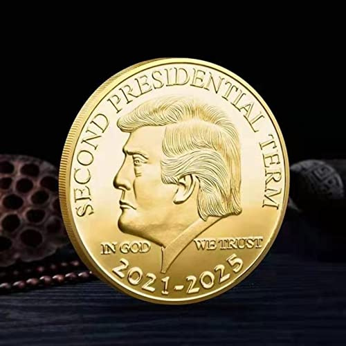 LPOK 2 uds, Segundo mandato Presidencial (2021-2025), Moneda Coleccionable de Oro, chapada en Plata, Moneda de Recuerdo, Moneda Conmemorativa de Oro, q