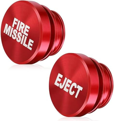 QESSUVNC 2 tapas de enchufe para encendedor de cigarrillos de coche, de metal, a prueba de polvo, impermeable, 12 V, accesorios de repuesto para la mayoría de vehículos automotrices