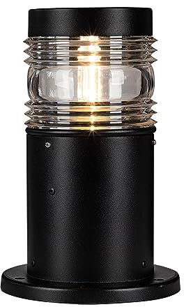 Mengjay Lampadaire De Jardin Étanche Lampe Pilier Exterieur Chemin Lampadaire Extérieur LED Borne Eclairage Extérieur de Chemin,Borne Lumineuse Jardin,Lampe Pilier Portail Extérieur