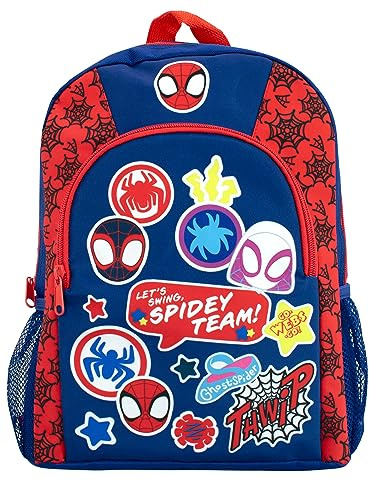 Marvel Sac à dos Spiderman | Spidey et ses amis incroyables sac à dos pour enfants I sac d'école pour garçons et filles I marchandise officielle Spider Man