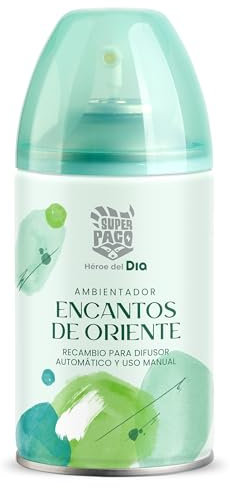 Super Paco Spray Ambientador Automático, Encantos de Oriente, 250ml