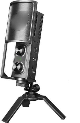 ELzEy Kit microfono a condensatore, microfono da studio for giochi, streaming, trasmissione dal