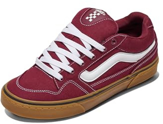 Vans Caldrone sneakers för män, 4qu canvas gummi mörkröd port royale, 43 EU