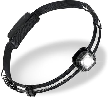 Lampada da corsa per la vita, luce da corsa, luce per vita notturna, luce da corsa ricaricabile, luci da corsa all'aperto, luci di marcia notturna, luci di avvertimento per la corsa notturna,