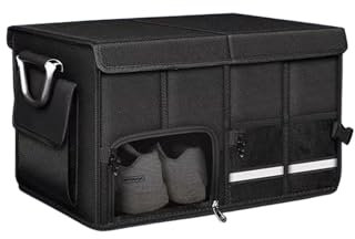 CGDXG Kofferraumtasche für Volkswagen VW T-ROC Crossover Up!,WasserdichtAutotasche Auto Kofferraum Box mit Deckel,Faltbare Aufbewahrungstasche,52L