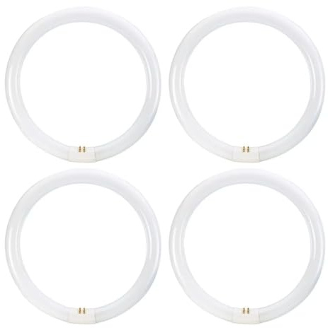 Lampwise 4 x 40cm Circular Fluorescent T9 Tube 40W G10q 4-pin Daylight 6500K
