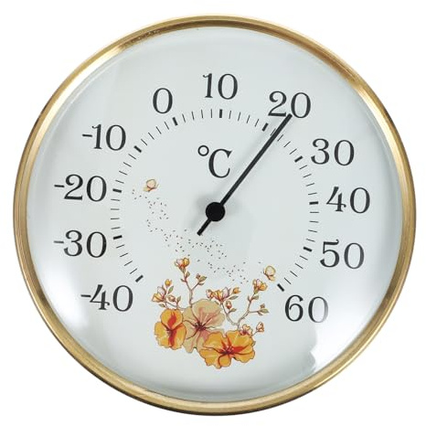 ibasenice Thermomètre Ambiance Intérieur Extérieur Pour Plantes Fleurs Maison Grand Écran Facile Lecture Précis Et Portable