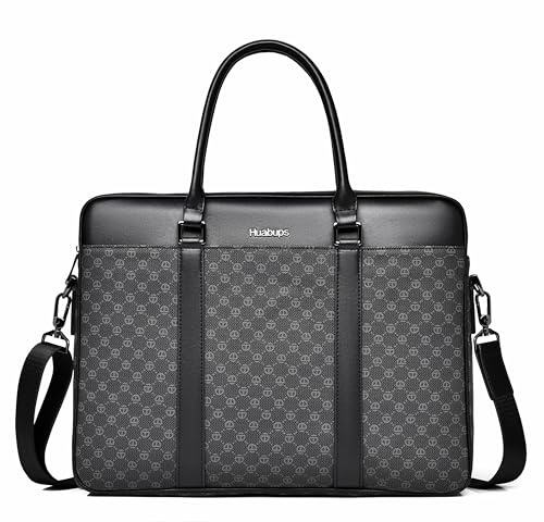 FSD.WG Business Bag Leder Messenger Bag Wasserabweisend Business Reise Aktentasche Handtasche Aktentasche für Herren