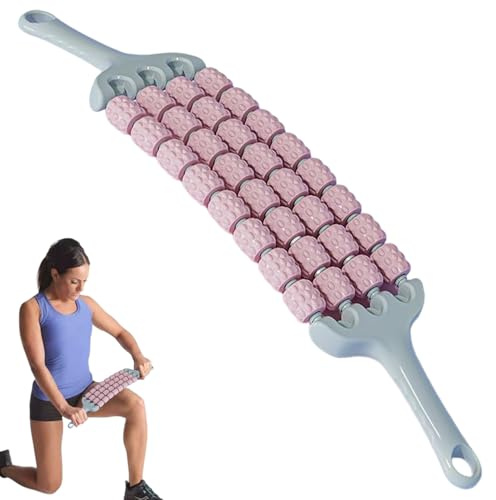 Massagerulle för ben, flexibel rullmassage för ben – träning justerbar lätt långvarig massageapparat för yoga träning rygg nybörjare kropp lår