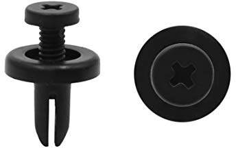sourcing map 50stk. Universal Befestigung Clip Auto Stoßstangen Klammern Niete Kunststoff 6.8mm Loch
