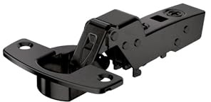 Sensys 110°-Scharnier mit integrierter Dämpfung (Sensys 8645i), in obsidianschwarz, einliegend, Öffnungswinkel 110°, TH-Bohrbild 52 x 5,5 mm, zum Anschrauben (-)_Artikel _ 9091740