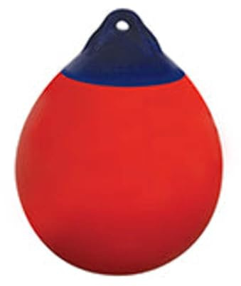 OCEAN Fender rund - blau/rot R0 - (Ø 22 x L 30 cm)
