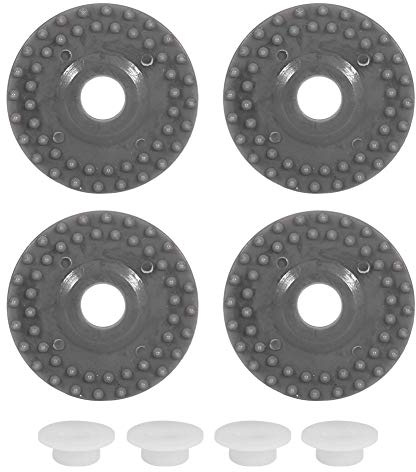 HEEPDD Knitting Machine Rubber Wheel, Metal Knitting Machine Accessory with 4 Rings for Silver Reed SK840 SK830 SK580 SK280 SK270 for Sewing Enthusiasts Home Crafters