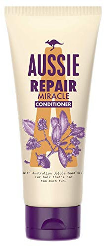 Aussie Miracle Repair Après-shampoing, Répare Les Cheveux Secs & Abîmés, Sans Silicone, Végan, 200ml