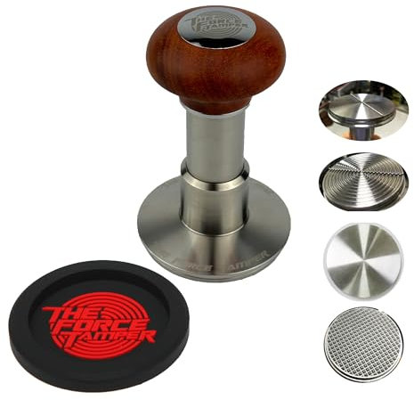 The Force Tamper-Automatic Impact Coffee Tamper Adjustable Const Pressure and Autoleveling Tri-Distribute Set (58.50, Jelly)