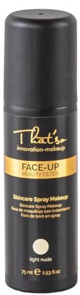 Face Up Light Nude, Make-up, Spary No-Makeup, natürliches Make-up, helleres Aussehen und reduziert Unvollkommenheiten der Gesichtshaut - heller Farbton