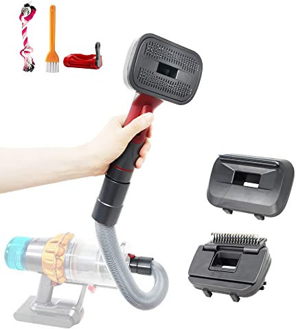 IZSOHHOME Ersatzstaubsauger kompatibel mit Dyson V7 V8 V10 V11 V15 Hundebürste und Katzenbürste für Haarentfernung und Kämmen mit drei Ersatzköpfen