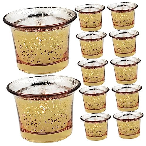GOOHOCHY Kerzenhalter Aus Glas DIY-kerzenbecher Kreativer Behälter Tropfsicher Für Zuhause Elegantes Design Für Besondere Anlässe