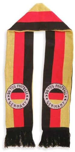 Sonia Originelli Fanschal Strickschal Länder - Langschal mit Fransen EM WM Fußball Fanartikel 16 x 150 cm