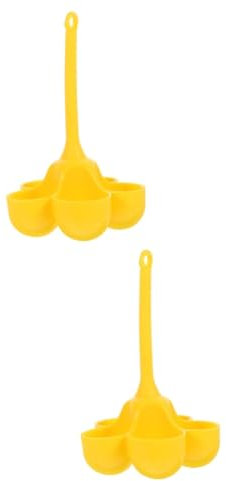 Amosfun 2 Pezzi Di Teglia Riutilizzabile Per Microonde Griglie Multiple Tazza Per Cottura Gadget Da Cucina