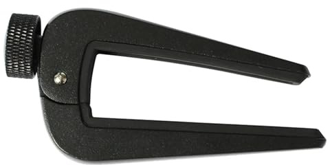 FC-09 Universeller, breit verstellbarer Gitarren-Kapodaster, passend for 6/12-saitige akustische klassische E-Gitarre, Bass, Mandoline(Zwart)