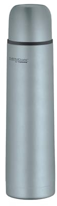 Thermocafé av Thermos TC BEVERAGE BOTTLE ice blue mat 0,70 l, termosflaska i rostfritt stål med mugg, 12 timmar varmt och 24 timmar kallt, läckagesäker, för skola, på språng och kontor
