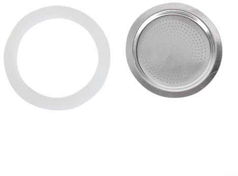 BlesConi Anneaux d'étanchéité de rechange en caoutchouc de silicone pour cafetière à moka, cafetière, expresso, cuisinière italienne, plusieurs tailles (6 tasses + tamis )