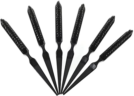 SKISUNO Pettine a File per Cotonatura Set 6 Pettini per Spazzola per Styling e Acconciature Pettine per Parrucchieri e Domestico