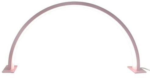 Kexpery Luz Media Luna LED para Mesa de Manicura con 3 Modos de Color Lámpara de Trabajo para Salón de Belleza