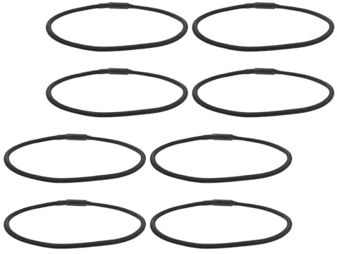 Hemobllo 8pezzi Fasce Elastiche Antiurto Per Microfono Anelli in Gomma Per Supporto Microfono Distanziatori in Gomma Per Registrazione Studio Fascia Elastica Di Ricambio Per Condensatore