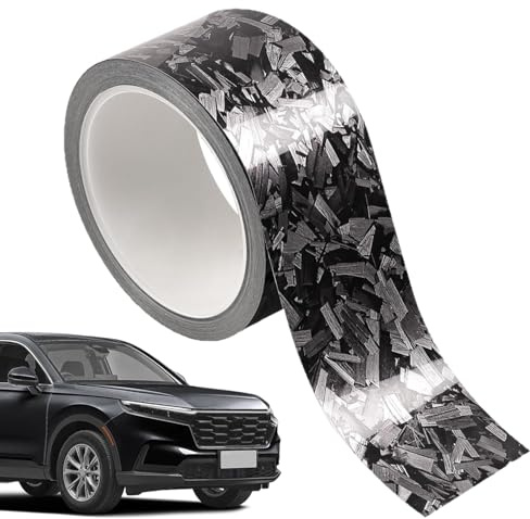 Tuxxjzm Geschmiedete Carbonfolie | Selbstklebender Simulierter Carbon Glänzender Aufkleber - Fahrzeug Aufkleber Auto Folie Wrap Rolle | Für Fahrzeug Innen Außen Motorrad Dekoration