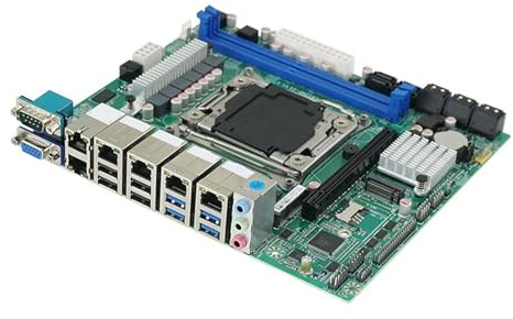 Oxxggkao Cartes mères élevées 6 x 2,5 GbE Port 10 emplacements SATA CPU ITX Facteur de forme Routeurs Cartes mères