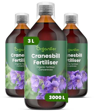 Concime Liquido - 3x1L - Per Géranium Vivace - NPK 2-1-8