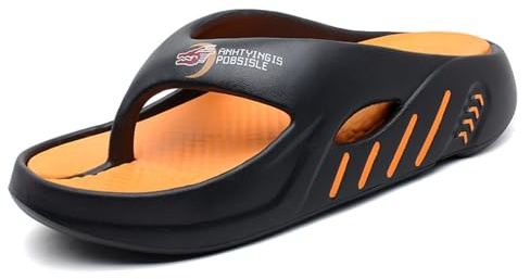 Genérico Sandalias Hombre Verano Casual, Sandalias Hombre Piel Playa, Sandalia Playa con Suela Gruesa y Separador Dedos Exteriores Ideales Caminar En Sandals Mensandals Planassandalia