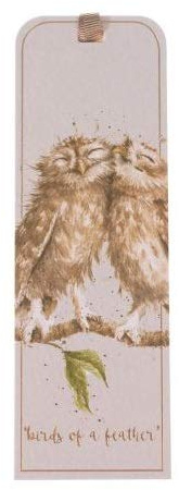 BM012 Wrendale Owl Snuggling Lesezeichen