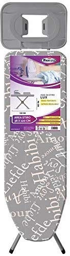 MAURY'S ASSE da Stiro Lux 150 x 38 cm Regolabile Porta Ferro E Copriasse Incluso