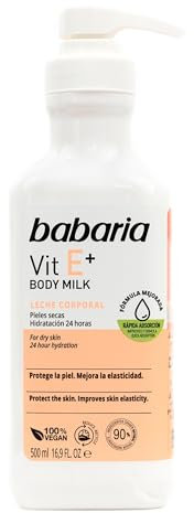 Babaria Vitamin E Body Milk for Mature or Sensitive Skin 500ml