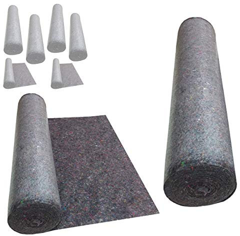 Malerabdeckvlies 50m² Abdeckvlies 1m x 50m Gewicht 180g/m² Renoviervlies Malervlies Vlies PE-Folie Bohrfux