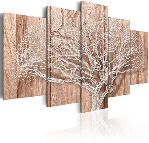 B&D XXL - Akustikbild 225x112 cm Bilder mit Akustikschaumstoff Hochleistungsschallabsorber Schallschutz Leinwandbild XXL 5 tlg Wandbild b-C-0046-b-p