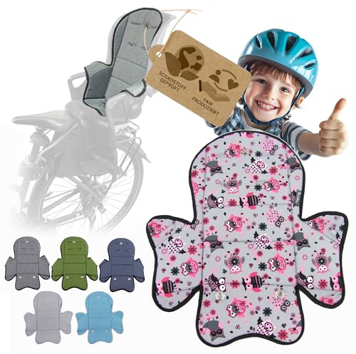 Ersatzbezug kompatibel mit Römer Kinderfahrradsitz – Weiches Ersatzpolster für Fahrradsitz Kinder – Sitzbezug, waschbar bei 30°C – Komfort Polster für Kinder Fahrradsitz MOD 5 (Eule $12)